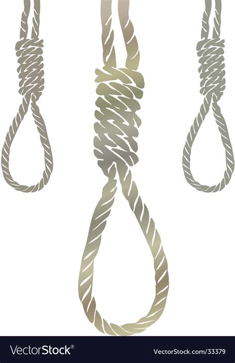 Gallows Knot Royalty Free Vector Image Vectorstock