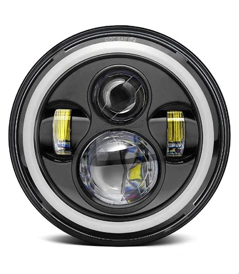 Allextreme Inch Full Ring Led Headlight With Hi Low Beam And Angel