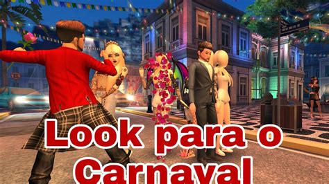 Fiz Um Look Para O Carnaval No Avakin Life E Ficou Muito Realista