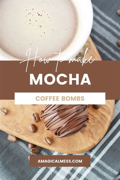 Mocha Coffee Bombs Recipe Easy Instant Coffee Melts