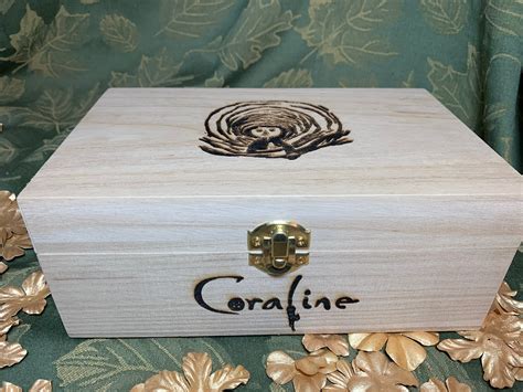 Coraline Engraved Wooden Box Etsy Canada