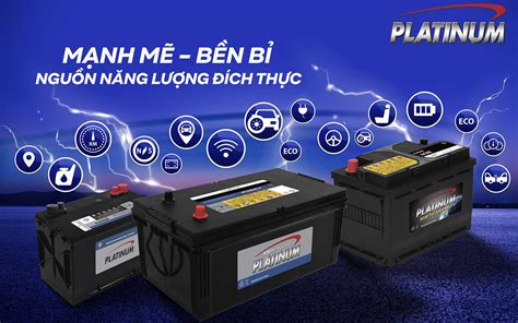 Ắc quy Platinum 55B24LS 12V 46AH Ắc Quy Hải Phòng