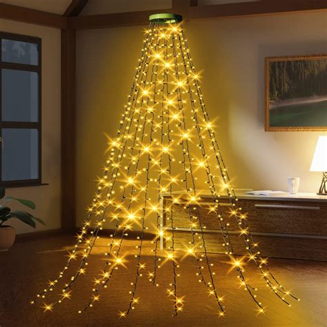 Guirlande Lumineuse Sapin NoëL 2M 16 Branche 400 LED Guirlande