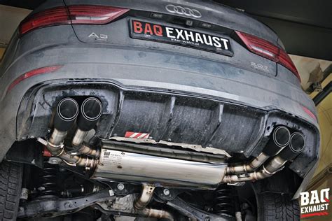 Audi A3 8V Limousine 2 0 TFSI Quattro Baq Exhaust BaqExhaust