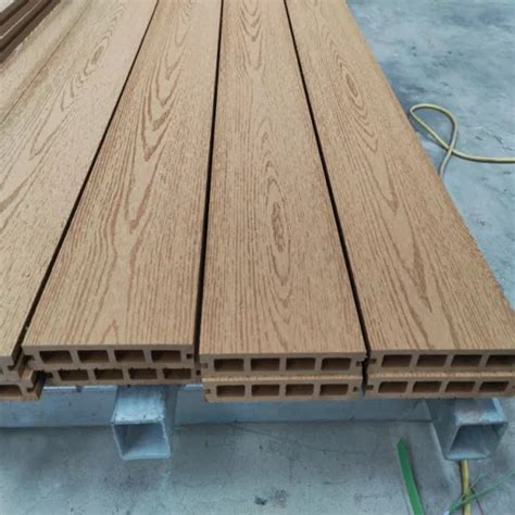 Outdoor Decking Material Wood Plastic Composite WPC Decking Board WPC