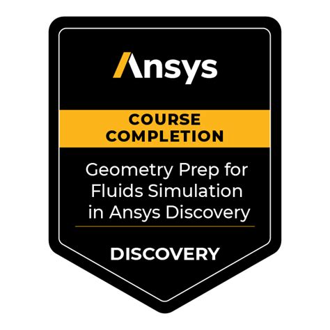 Ansys Course Completion Scripting In Ansys Discovery Credly