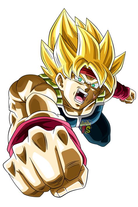 Bardock Ssj V4 Render Dokkan Battle By Fradayesmarkers On