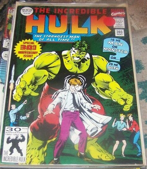 Incredible Hulk May Marvel Th Anniversary Green Foil Cover