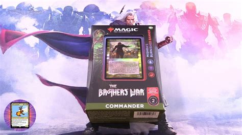 The Brothers War Commander Deck Mishra S Burnished Banner Unboxed