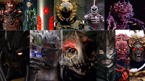 Power Rangers Villains List