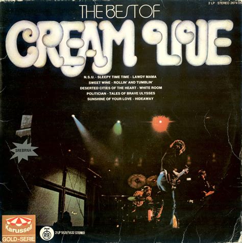 Cream The Best Of Cream Live Vinyl Discogs