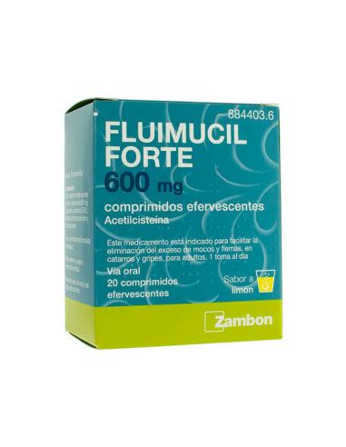 Fluimucil Forte Mg Comprimidos Efervescentes