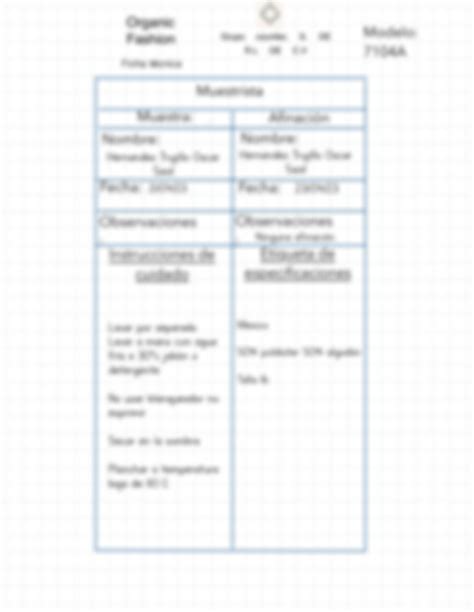 Solution Ficha T Cnica Confecci N Compressed Studypool