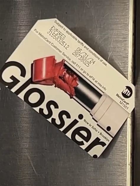 Glossier x NYC MetroCard collab : r/glossier