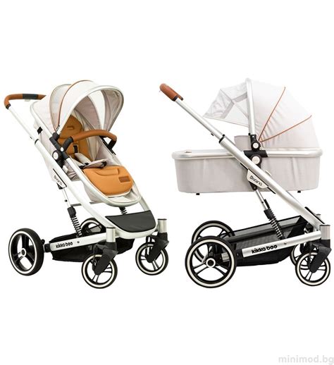 KIKKA BOO Комбинирана количка 2в1 Divaina с кош за новородено - Melange ...