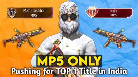 Pushing Top 1 In Mp5 Weapon Glory Title Tips And Tricks Road To