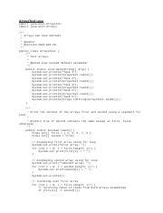 Cp Lab Solution Docx Arraystest Java Import Java Util Arraylist