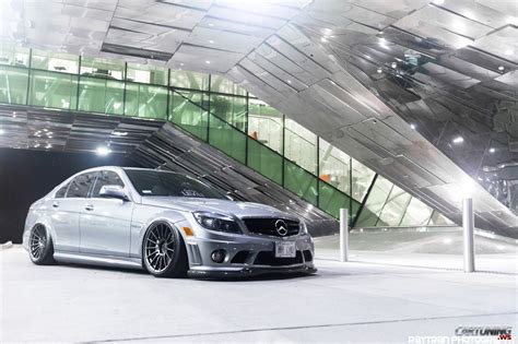 Stance Mercedes Benz C63 Amg W204 Cartuning Best Car Tuning Photos