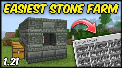 Minecraft Easy Stone Farm Tutorial In Hindi YouTube