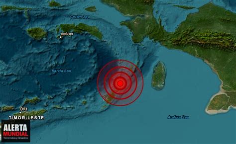 Sismo Detectado En Indonesia De Magnitud 6 1 Usgs