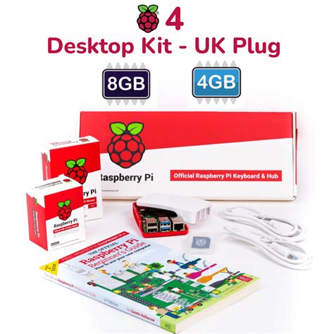 Raspberry Pi Model B Desktop Kit Uk Plug