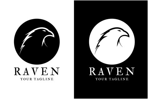 Raven Logo Vector Template Illustration Graphic by Acillia eggi saputri ...