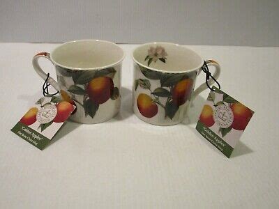 Kew Royal Botanic Gardens Pair Mugs Fruits Unused Ebay