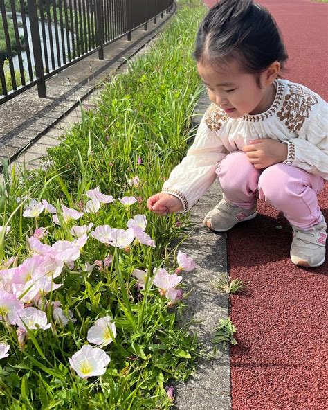 来夏さんのインスタグラム写真 来夏instagram「🎏 最近の娘さん👧 園のあとに毎日公園はしご⛲️ 体力凄まじい、母のがへとへと