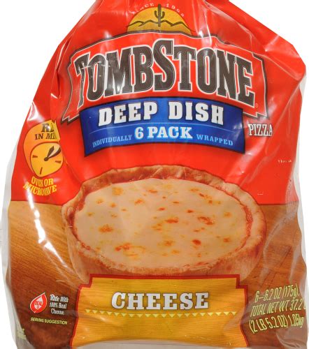 Tombstone Mini Deep Dish Cheese Pizza 372 Oz Qfc