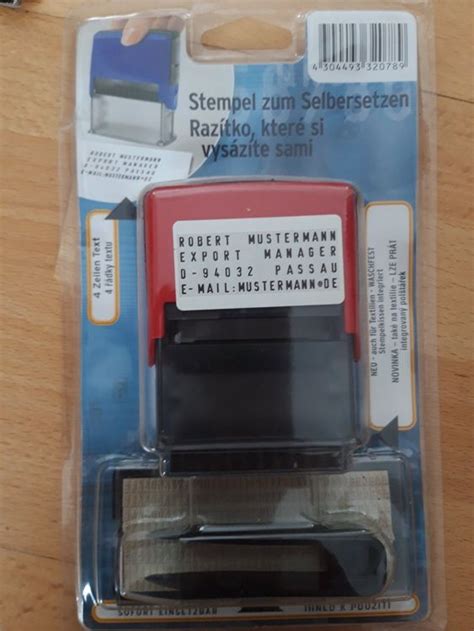 Stempel Zum Selbersetzen Neu Kaufen Auf Ricardo