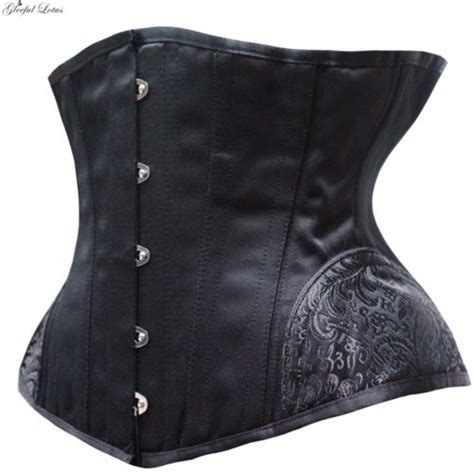 Gothic Bustier Korsett Sexy Steampunk Korsett Unterbrust Stahl Ohne