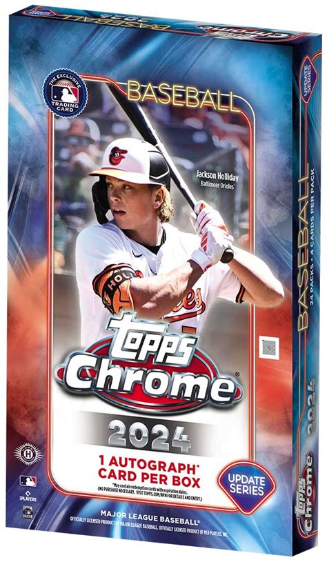 2024 Topps Chrome Update Series Baseball Checklist Box Info