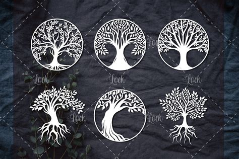 Arbre De Vie Svg Ch Ne Svg Arbre G N Alogique Svg Etsy France