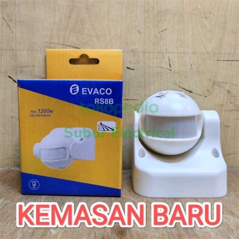 Jual Saklar Sensor Gerak Evaco Rs8b Infrared Motion Sensor Di Seller