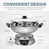 Amazon Aroma Stainless Steel Hot Pot Silver ASP 600 5 Quart Home Kitchen