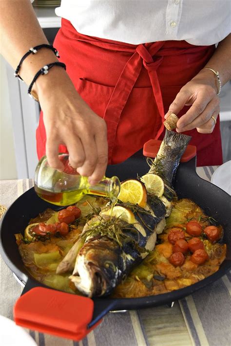 Lubina Al Horno Con Patatas Y Boniato Para Navidad Chez Silvia