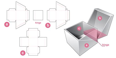 Pin By On Box Packaging Template Design