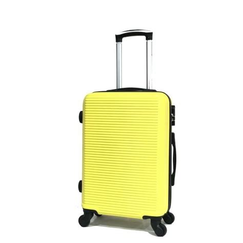 Celims Valise Cabine Cm Valise Abs L G Re Et Rigide Jaune