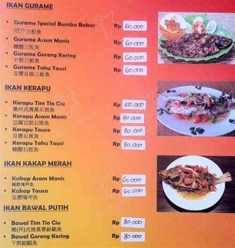 Menu At Bumbu Bakar Acui Restaurant Tangerang