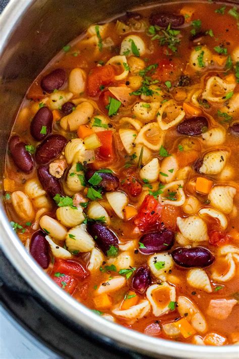 Instant Pot Pasta E Fagioli Cafe Delites