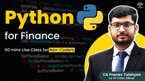 Python For Finance For Non Coders Best Course For Python For