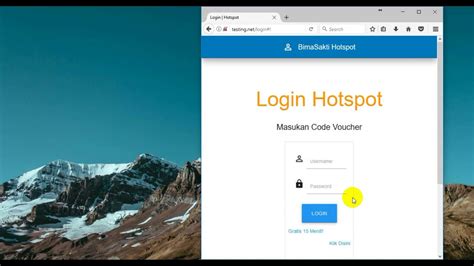 Template Hotspot Login Mikrotik Material Design Free YouTube