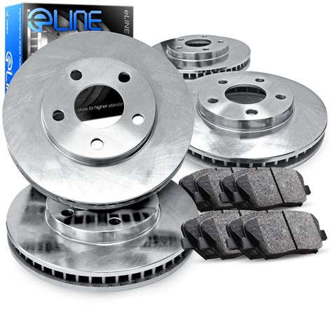 上質 R1 Concepts Front Rear Brakes And Rotors Kit Front Rear Brake Pads