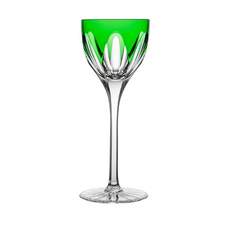 Fabergé Regency Green Small Wine Glass Ajka Crystal