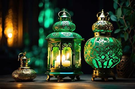 Premium Photo Ramadan Lanterns Promotional Graphic