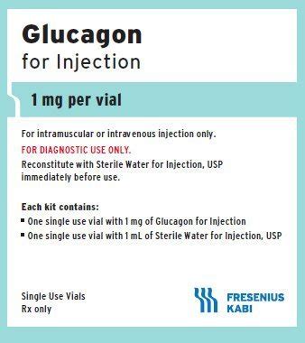 Glucagon - FDA prescribing information, side effects and uses