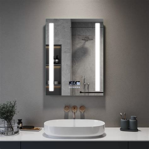 Bluetooth Bathroom Mirror With Shaver Socket – Rispa