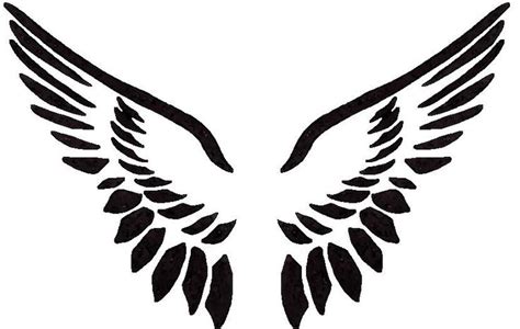 Tribal Angel Wings - ClipArt Best