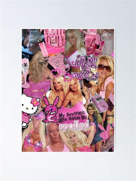 "2000s girly collage" Poster for Sale by Eternallykawaii | Redbubble