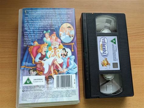 Walt Disney Classics Cinderella Digitally Remstered Vhs Video